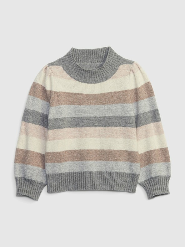 GAP Baby pruhovaný sveter CashSoft GAP