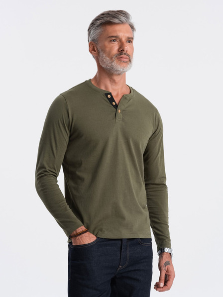 Ombre Clothing Henley Tričko