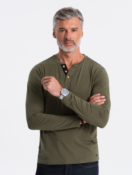 Ombre Clothing Henley Tričko