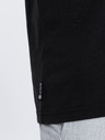 Ombre Clothing Čierne pánske základné tričko s vreckom Ombre Clothing