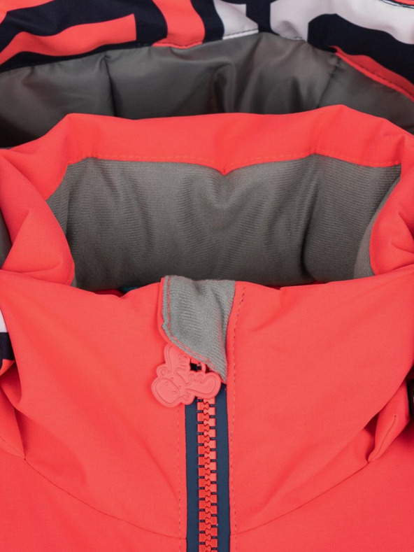 Kilpi Ružová dievčenská vzorovaná zimná kombinéza Kilpi Ciri