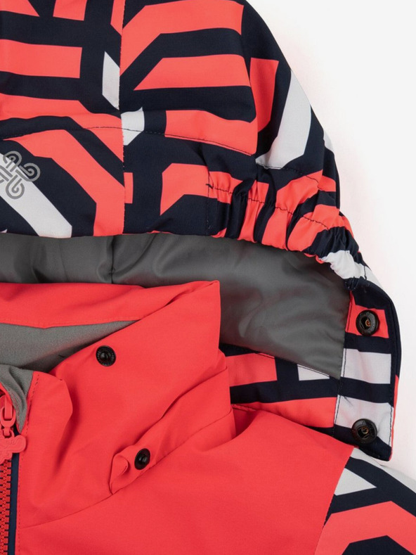 Kilpi Ružová dievčenská vzorovaná zimná kombinéza Kilpi Ciri