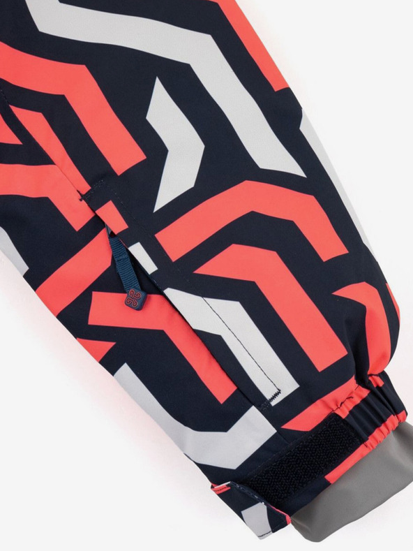 Kilpi Ružová dievčenská vzorovaná zimná kombinéza Kilpi Ciri