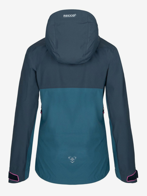 Kilpi Tmavomodrá dámska nepremokavá bunda Kilpi Metrix-W
