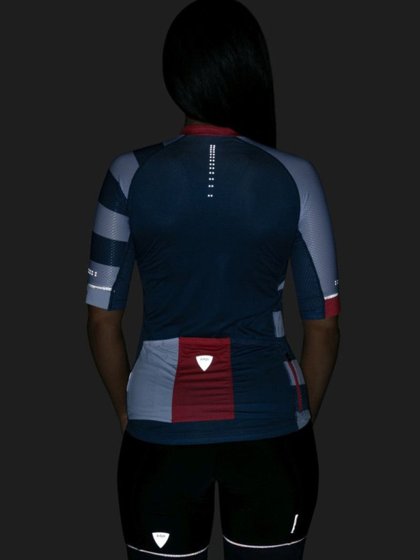 Kilpi Bielo-modrý dámsky cyklistický dres Kilpi Wild