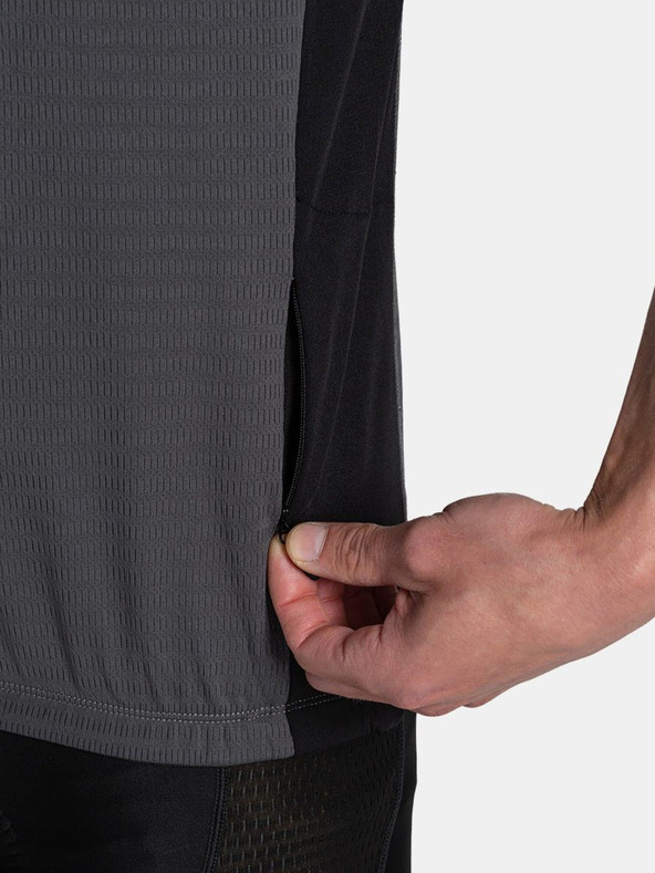 Kilpi Tmavosivé pánske cyklistické tričko Kilpi Meledo