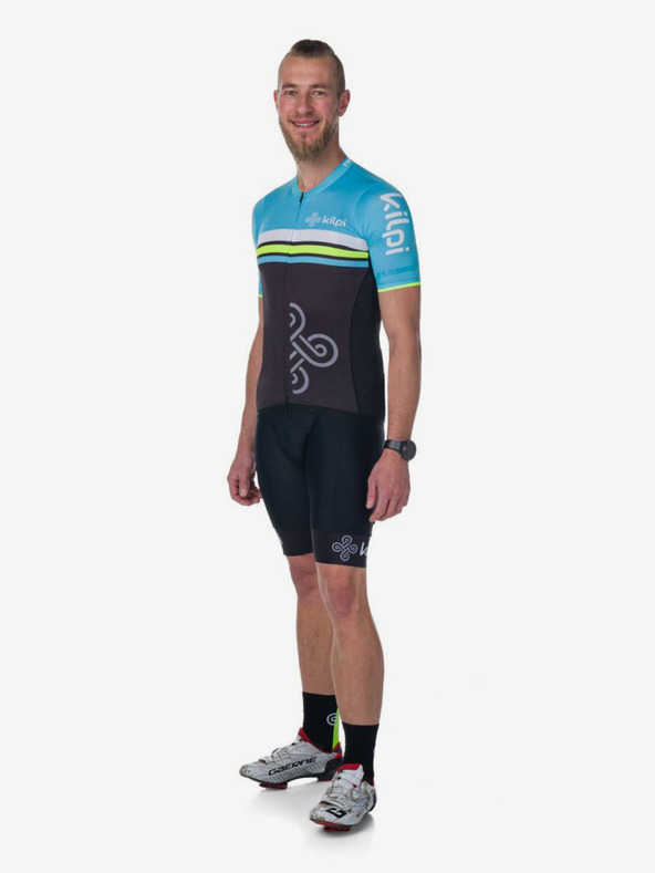 Kilpi Čierno-modré pánske cyklistické tričko Kilpi CORRIDOR-M