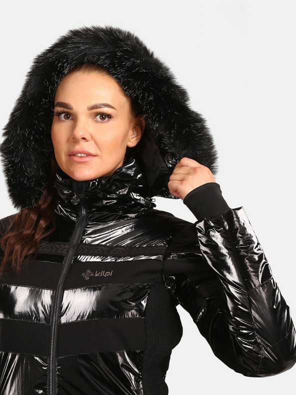 Kilpi Čierna dámska lyžiarska bunda Kilpi Dalila