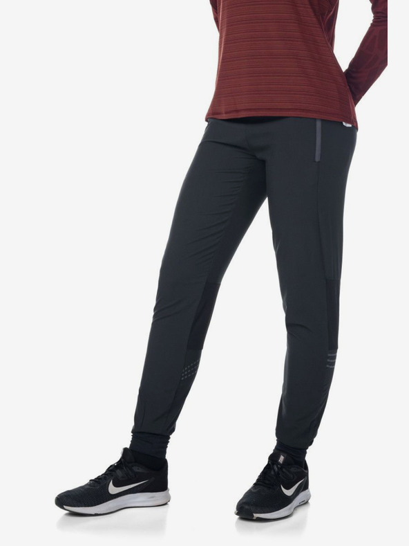 Kilpi Čierne dámske nohavice na bežecké lyžovanie Kilpi HEYES-W