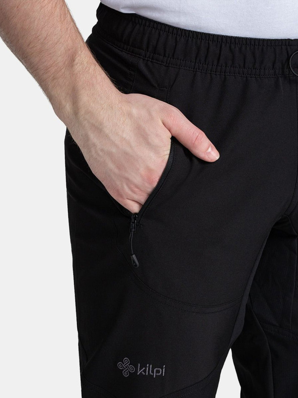 Kilpi Čierne pánske outdoorové nohavice Kilpi Arandi-M