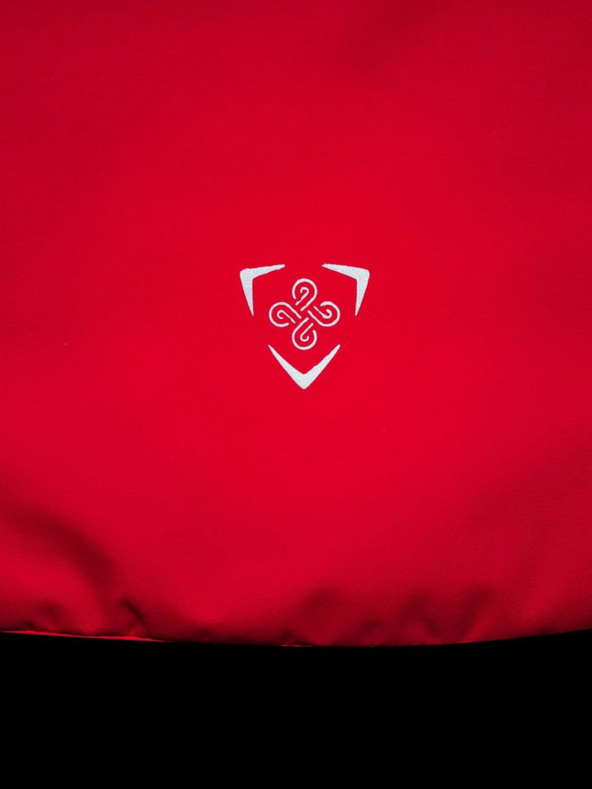 Kilpi Modro-ružová vzorovaná dievčenská lyžiarska bunda Kilpi SAARA-JG