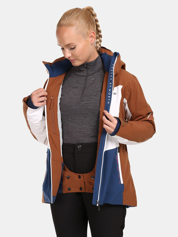 Kilpi Hnedá dámska zimná bunda Kilpi Valera-W