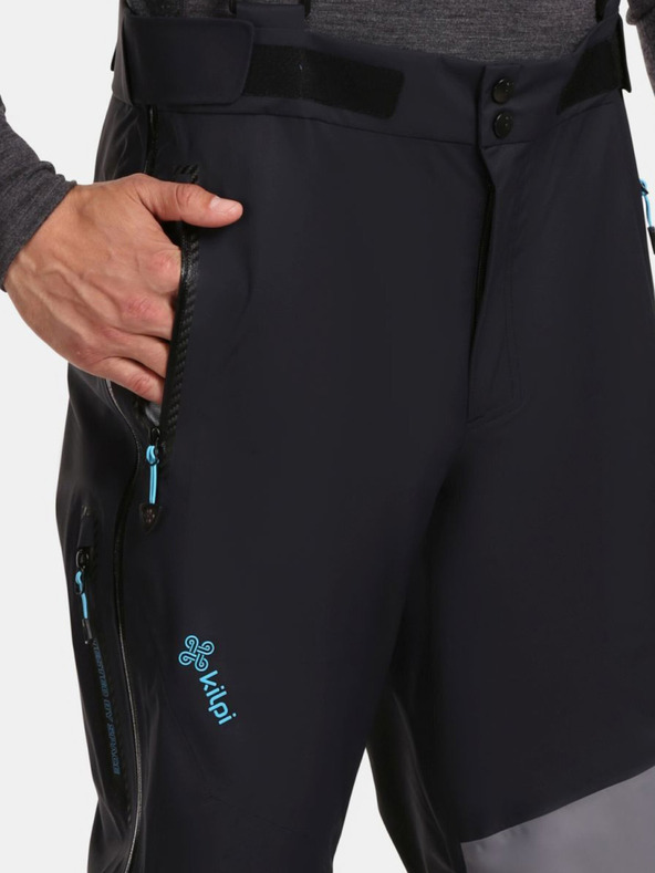 Kilpi Čierne pánske športové nohavice Kilpi LTD Cosmo