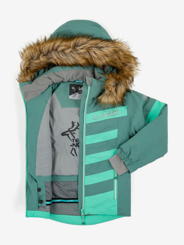 Kilpi Tyrkysová dievčenská lyžiarska bunda Kilpi Massima