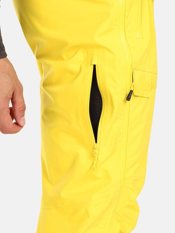 Kilpi Žlté pánske zimné športové nohavice Kilpi Lazzaro