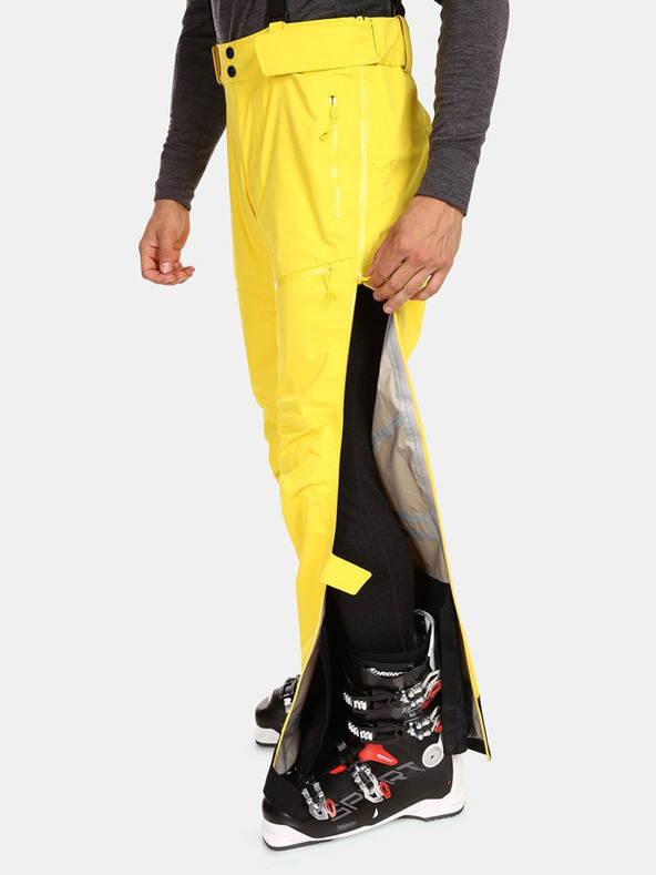 Kilpi Žlté pánske zimné športové nohavice Kilpi Lazzaro