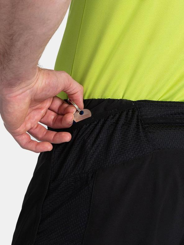 Kilpi Čierne pánske športové šortky Kilpi RAFEL