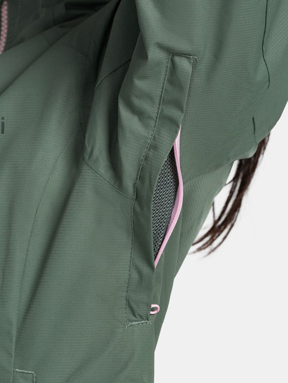 Kilpi Tmavozelená dámska športová bunda Kilpi Sonna