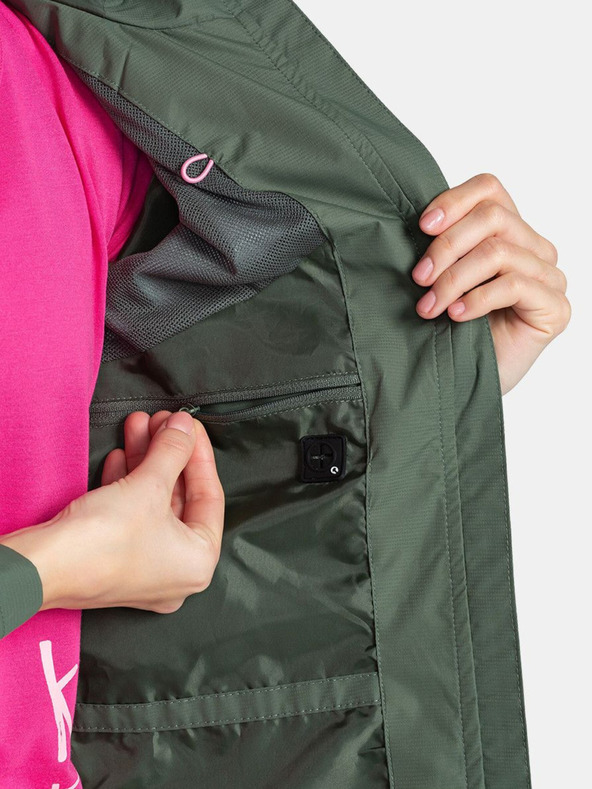 Kilpi Tmavozelená dámska športová bunda Kilpi Sonna