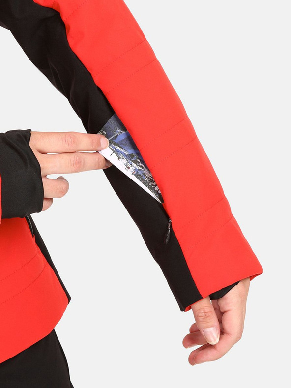 Kilpi Kilpi Carrie Červená dámska zimná lyžiarska bunda