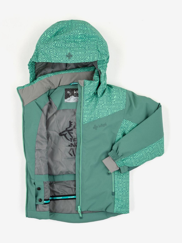 Kilpi Zelená dievčenská lyžiarska bunda Kilpi Jenova-JG