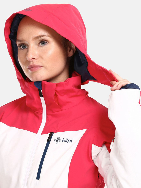Kilpi Bielo-koralová dámska zimná bunda Kilpi Valera-W