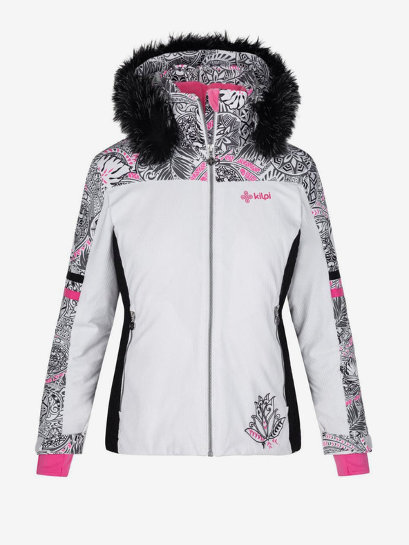 Kilpi Biela dámska zateplená lyžiarska bunda Kilpi Lena-W
