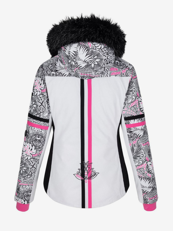 Kilpi Biela dámska zateplená lyžiarska bunda Kilpi Lena-W