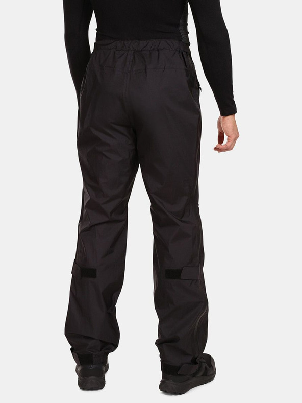 Kilpi Čierne pánske nepremokavé nohavice Kilpi Alpin-M