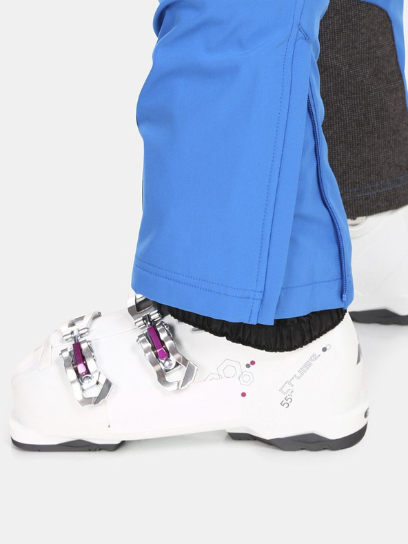 Kilpi Modré dámske softshellové lyžiarske nohavice Kilpi RHEA