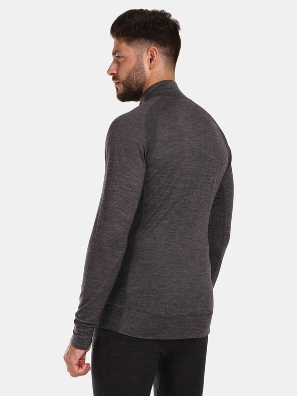 Kilpi Tmavosivá pánska termokošeľa z Merino vlny Kilpi JAGER-M