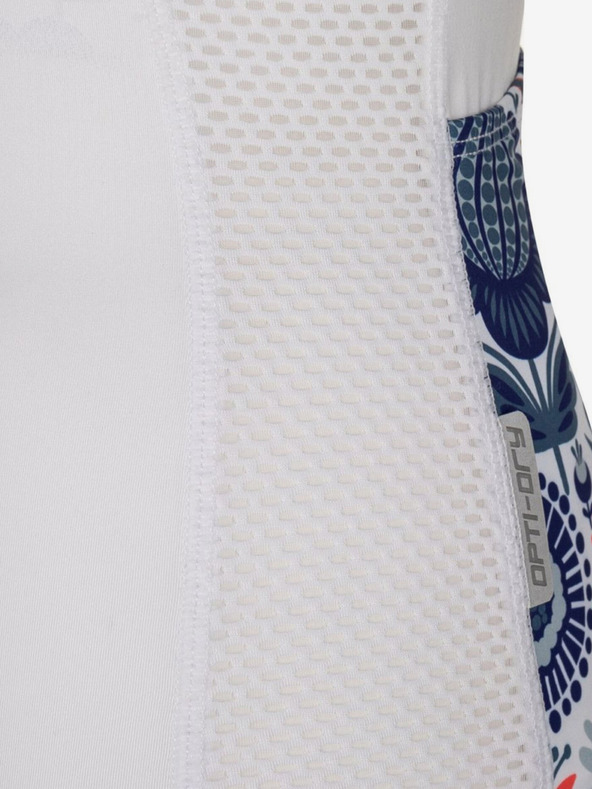 Kilpi Modro-biely dámsky kvetovaný cyklistický dres Kilpi ORETI