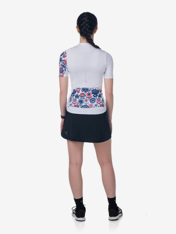 Kilpi Modro-biely dámsky kvetovaný cyklistický dres Kilpi ORETI