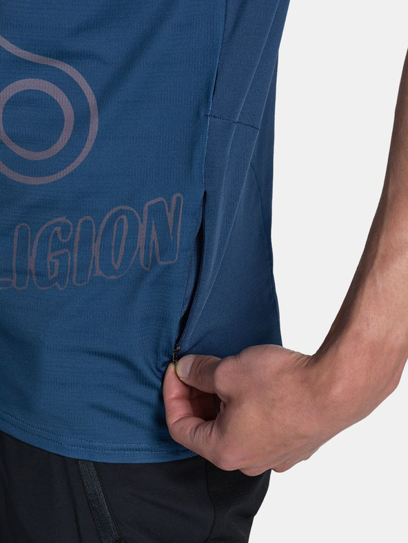 Kilpi Tmavomodré pánske športové tričko s potlačou Kilpi REMIDO