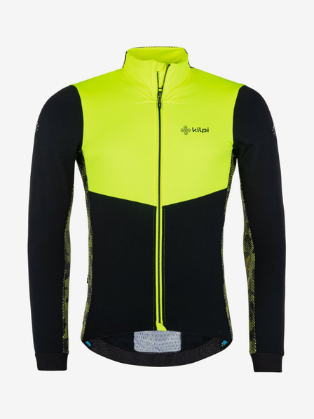 Kilpi Žlto-čierny pánsky cyklistický dres Kilpi Moveto