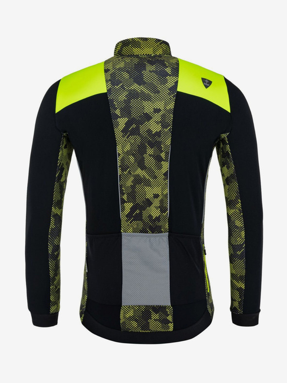 Kilpi Žlto-čierny pánsky cyklistický dres Kilpi Moveto