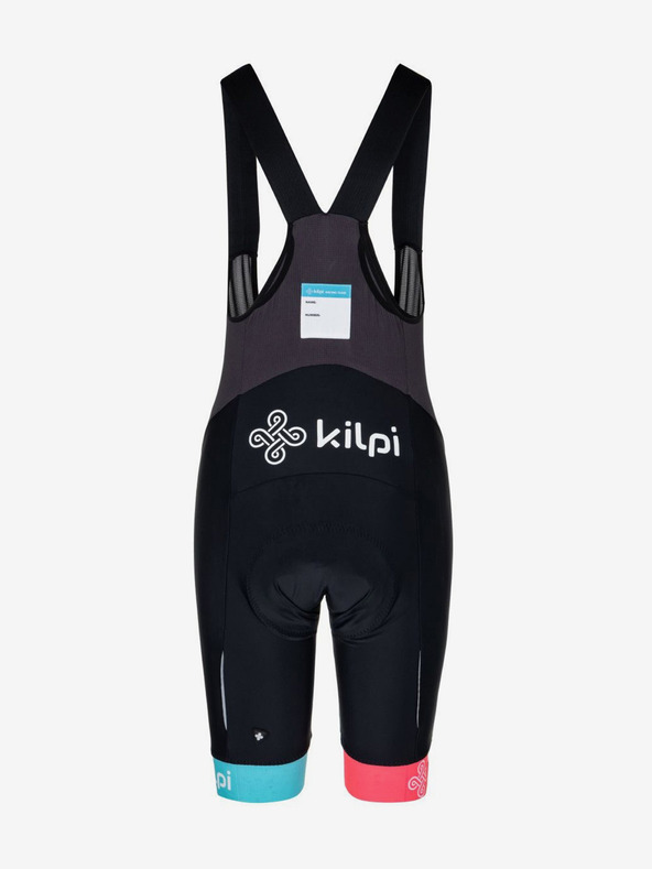 Kilpi Tyrkysovo-čierne dámske cyklistické šortky Kilpi MURIA