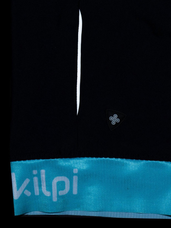 Kilpi Tyrkysovo-čierne dámske cyklistické šortky Kilpi MURIA