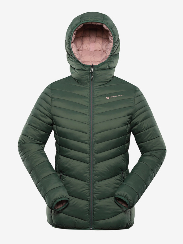 ALPINE PRO Zelená dámska obojstranná bunda Hi-Therm Alpine Pro Eroma