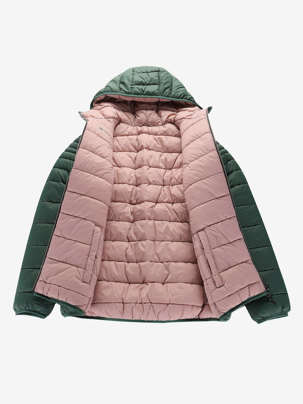 ALPINE PRO Zelená dámska obojstranná bunda Hi-Therm Alpine Pro Eroma