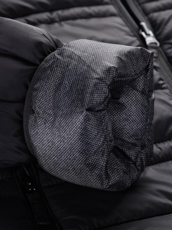 ALPINE PRO Detská obojstranná bunda hi-therm ALPINE PRO DOUWO čierna