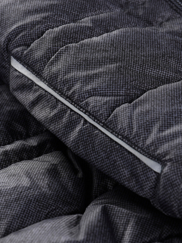 ALPINE PRO Detská obojstranná bunda hi-therm ALPINE PRO DOUWO čierna