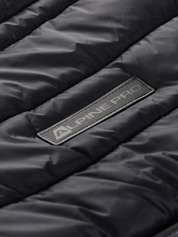 ALPINE PRO Detská obojstranná bunda hi-therm ALPINE PRO DOUWO čierna