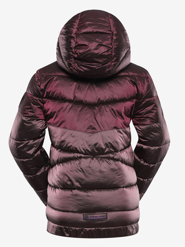 ALPINE PRO Detská hi-therm bunda s impregnáciou ALPINE PRO GROLLO ružová