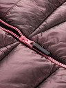 ALPINE PRO Detská hi-therm bunda s impregnáciou ALPINE PRO GROLLO ružová