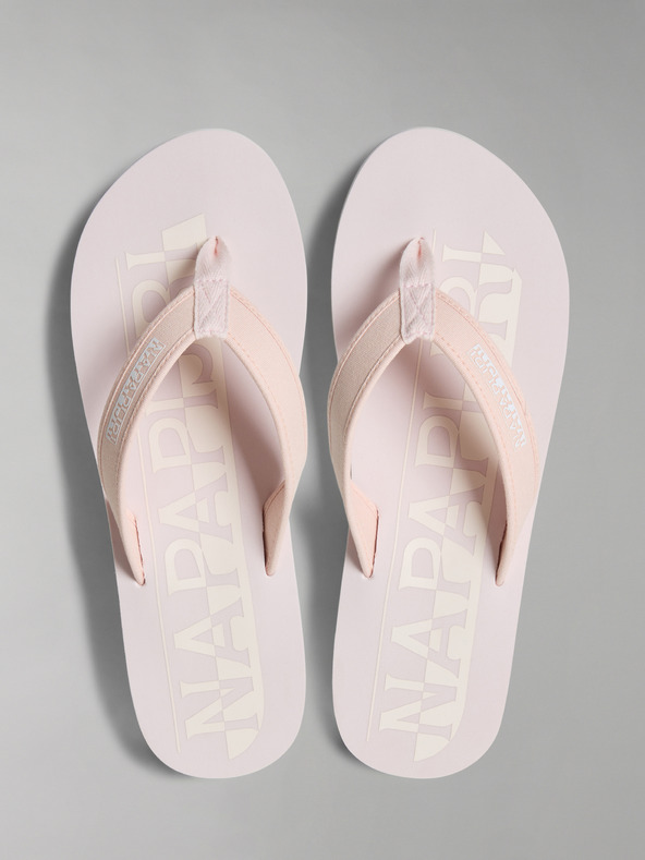 Napapijri Svetloružové dámske žabky NAPAPIJRI