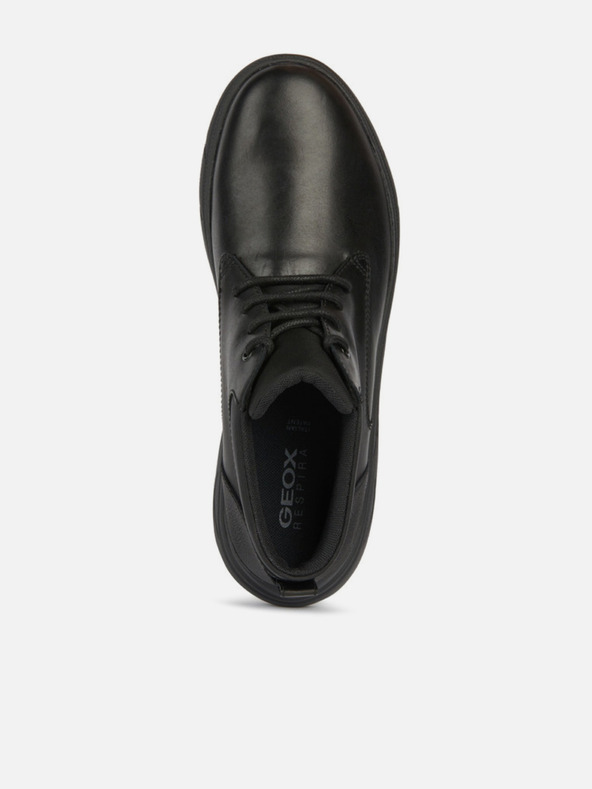 Geox Čierne pánske členkové topánky Geox Portello