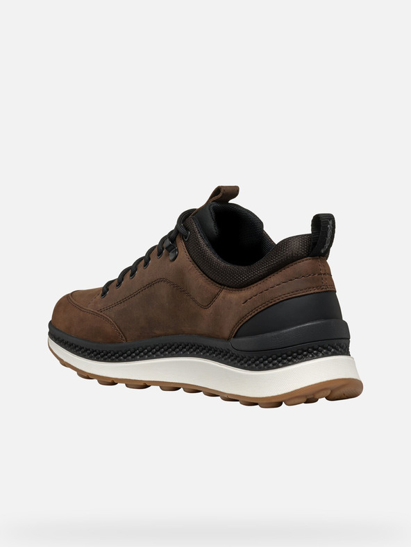 Geox Hnedé pánske tenisky Geox Spherica Actif X2