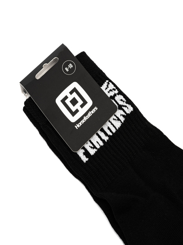 Horsefeathers Ponožky Winona - čierne veľkosť 5 - 7 HORSEFEATHERS