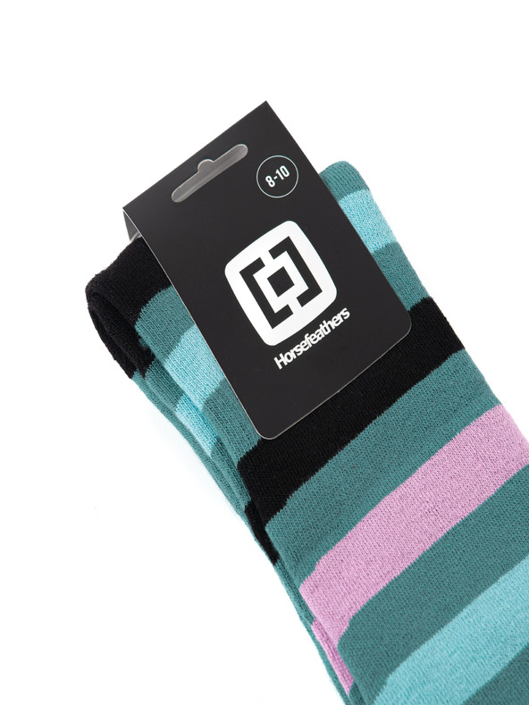 Horsefeathers Ponožky na snowboard Strid - modrá hmla veľkosť 5 - 7 HORSEFEATHERS